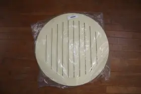 Gvro24f Ekena Millwork Round Gable Vent Louver Endurathane 24 W X H 1-1/8 P