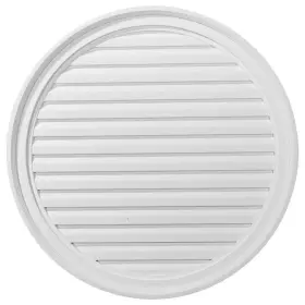Gvro30d Ekena Millwork 30 Inch X Round Primed Polyurethane Paintable Gable Louver Vent