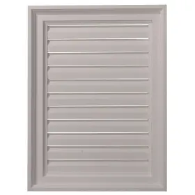 Gvve18x24f Ekena Millwork Gable Louver Vent 24 Inch H X 18 W Rectangular Primed Polyurethane