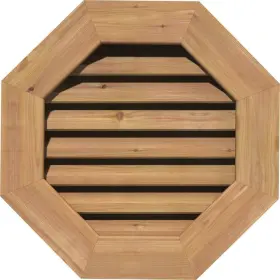 Gvwoc16x1601sfuwr Ekena Millwork 21 Inch X Octagon Unfinished Smooth Western Red Cedar Wood Paintable Gable