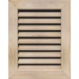 Gvwve16x2001sfupi Ekena Millwork 21 X 25 Rectangular Smooth Pine Wood Gable Louver Vent Functional