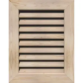 Gvwve20x1800sfupi Ekena Millwork 25 X 23 Rectangular Smooth Pine Wood Gable Louver Vent Functional