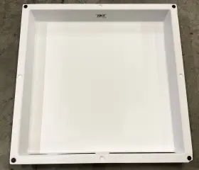 B2217439 Elima-draft Commercial Air Deflector Vent Cover For 24x24 Inch Diffusers