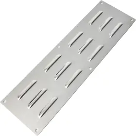 El1545 Elskhugi Stainless Steel Vent Panel 15 Inch By 4-1/2 For Outdoor Kitchen Sliver