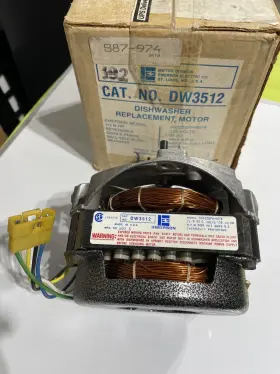 Dw3512 Emerson Dishwater Replacement Motor 1/3b Hp 1ph 115v 3450rpm