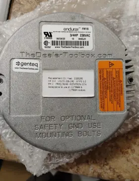Hw-18 Enduria Motor Module Oem Genteq Endurai 18 3/4hp