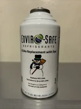 Enviro-safe 816024000014 Refrigerants. R134a Replacement With Dye. Net Weight 6 Oz