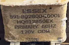 591-802800-10001 Essex Furnace Transformer Ra #2
