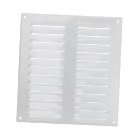 Europlast 750492000151 8x9 Duct Opening - Vent Cover With Screen Mesh White Register Metal Air Ret