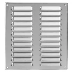 Europlast 750492009444 8x9 Duct Opening Vent Cover With Screen Mesh Stainless Steel Register Metal Air