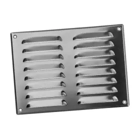 Europlast 750492009512 Aluminum 8x6 Duct Opening Vent Cover With Screen Mesh - Metal Air Return Gril