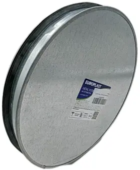 C900551 Europlast Vent Systems 10 Inch Galvanized Steel Dryer Duct Plug With Rubber Seal