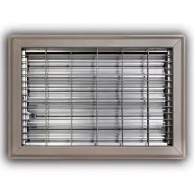 Everbilt 313033755725 8 Inch X 12 1-way Heavy Duty Steel Floor Supply Register In Brown