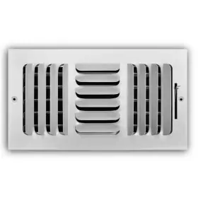 Everbilt 313034525532 12 Inch X 6 3-way Fixed Curved Blade Wall/ceiling Register
