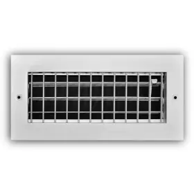 Everbilt 313050340362 10 Inch X 4 1-way Aluminum Adjustable Wall/ceiling Register In White
