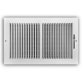 Everbilt 313114149160 14 Inch X 8 2-way Steel Wall/ceiling Register In White