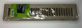 323553 Everbilt 2 Inch X 14 Floor Register Grille Vent / Brown Paintable