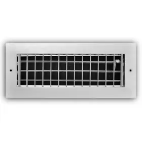 Everbilt 445025330399 12 Inch X 4 1-way Aluminum Adjustable Wall/ceiling Register In White