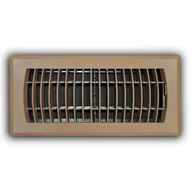 Everbilt 445032927995 4 Inch X 10 1-way Plastic Floor Register In Brown