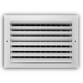 Everbilt 445051660675 12 Inch X 8 2-way Aluminum Adjustable Curved Blade Wall/ceiling Register In W