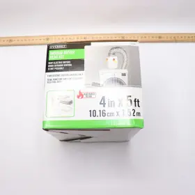 612-928 Everbilt Indoor Dryer Vent Kit With Flexible Duct 4 Inch X 5ft - Missing One Clamp