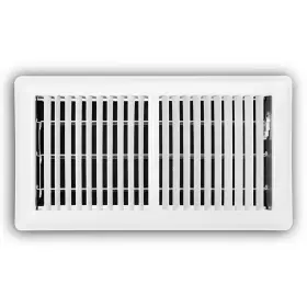 Everbilt 705353924026 6 Inch X 12 2-way Steel Floor Register In White