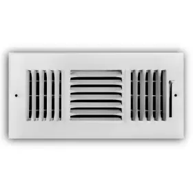 Everbilt 744759470669 10 Inch X 4 3-way Steel Wall/ceiling Register In White