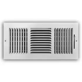 Everbilt 744759756145 14 Inch X 6 3-way Steel Wall/ceiling Register In White
