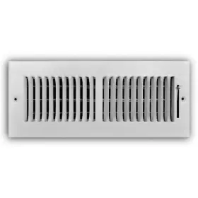 Everbilt 803492135997 12 Inch X 4 2-way Steel Wall/ceiling Register In White