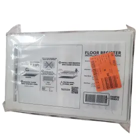 Everbilt 803492136581 6 Inch X 10 2-way Steel Floor Register In White #3