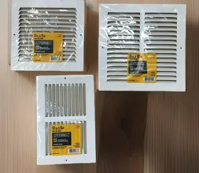 Everbilt 803492136888 White Air Return Grille Lot Of 3