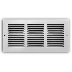 Everbilt 803492136987 14 Inch X 6 Steel Return Air Grille In White