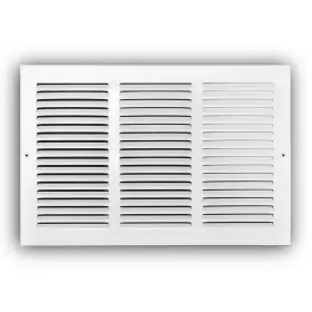 Everbilt 803492137069 16 Inch X 10 Steel Return Air Grille In White Powder Coat