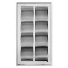 Everbilt 803492137434 12 Inch X 24 Steel Return Air Filter Grille In White