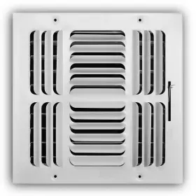 Everbilt 803492138462 10 Inch X 4-way Steel Fixed Curved Blade Wall/ceiling Register