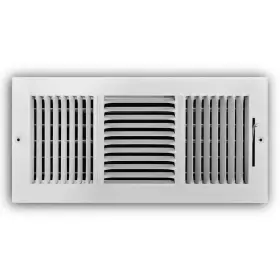 E103m14x06 Everbilt Wall/ceiling Register 14 In X 6 3-way Steel White With Smooth Glide Damper