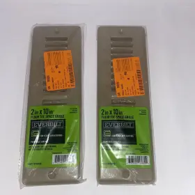 E150tsb Everbilt Two 2 X 10 Two-way Air Deflection Floor Register Brown 325 830