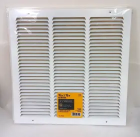 E17016x16 Everbilt 16 Inch X Steel Air Return Grille White Od 17.75 Free Ship