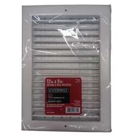 E210vm12x08 Everbilt 12 Inch X 8 1-way Steel Adjustable Wall / Ceiling Register White #2