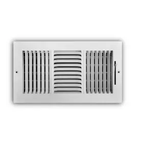 Ea103m12x06 Everbilt 12 Inch X 6 3-way Aluminum Wall/ceiling Register In White