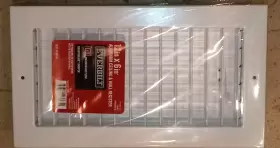Ea210vm12x06 Everbilt 12 Inch X 6 White Aluminum Adjustable Wall And Ceiling Register 5 Pack New #2