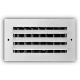 Ea301hm08x04 Everbilt Wall Ceiling Register 8 In X 4 Aluminum Adjustable Louvered White 1-way