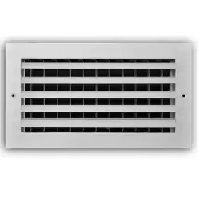 Ea301hm12x06 Everbilt 12 Inch X 6 1-way Aluminum Adjustable Curved Blade Air Register White