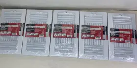 Everbuilt 079916044194 5 Pack - 12in X 6in Ceiling And Wall Register 3 Way Air Deflection #3
