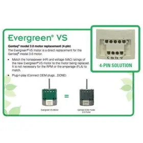 Evergreen 6505v V3 Icp Control Variable Speed Motor 1/2 Hp 120v Ge Ecm Motors #2