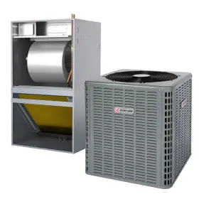 Cac2413ha15-fahc24ha15 Everwell 24000 Btu 15 Seer2 Central Split Front Return Air Handler Ac Heat Pump