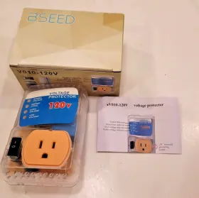 Ew-v010-120 Everwell Pluggable Voltage Protector 110v 50/60hz 15a Air Conditioners And Fridges