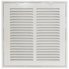 1211 Ez-flo 091712616573 10 X Inch Duct Opening White Return Air Vent Cover For Wall Or Ceiling