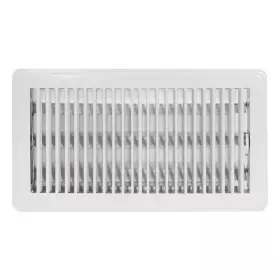 Ez-flo 313029454496 12 Inch X 6 Steel Floor Diffuser White