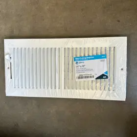 61613 Ez-flo 14x6 Inch Air Vent Cover Wall/ceiling White